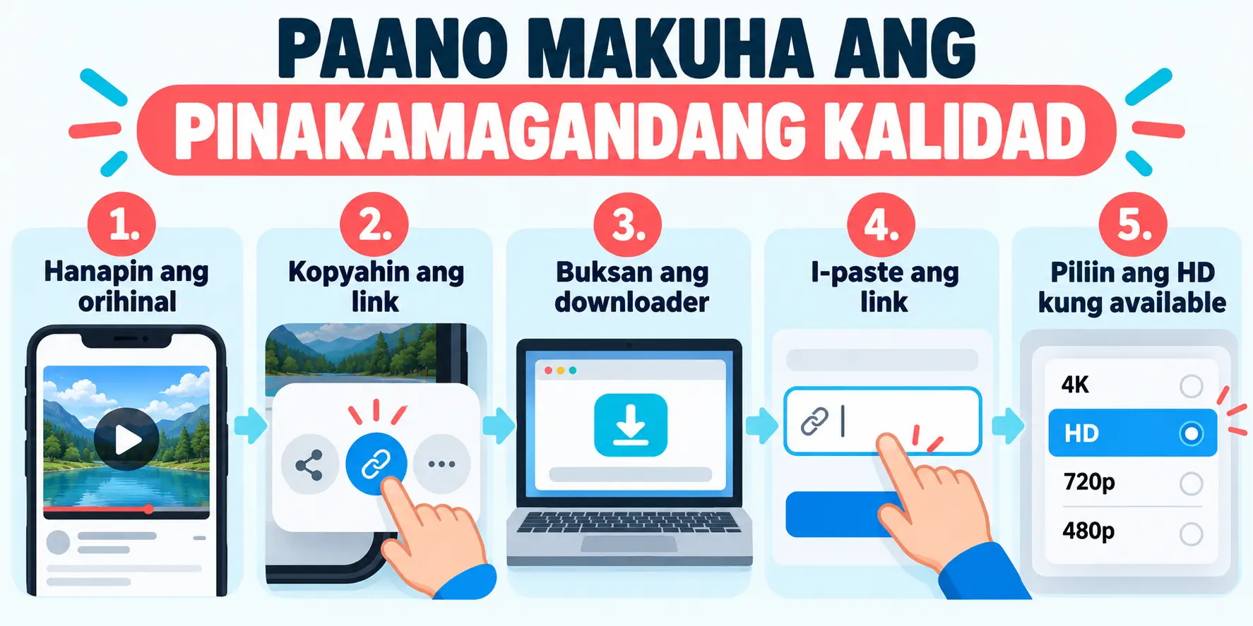 Limang hakbang para makuha ang pinakamagandang kalidad ng TikTok video