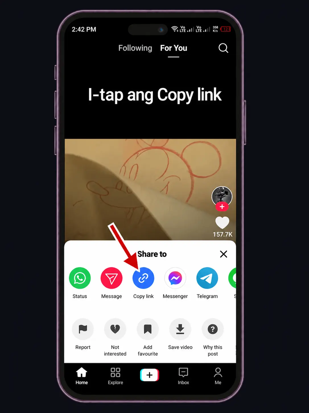 Kopyahin ang Link ng Video