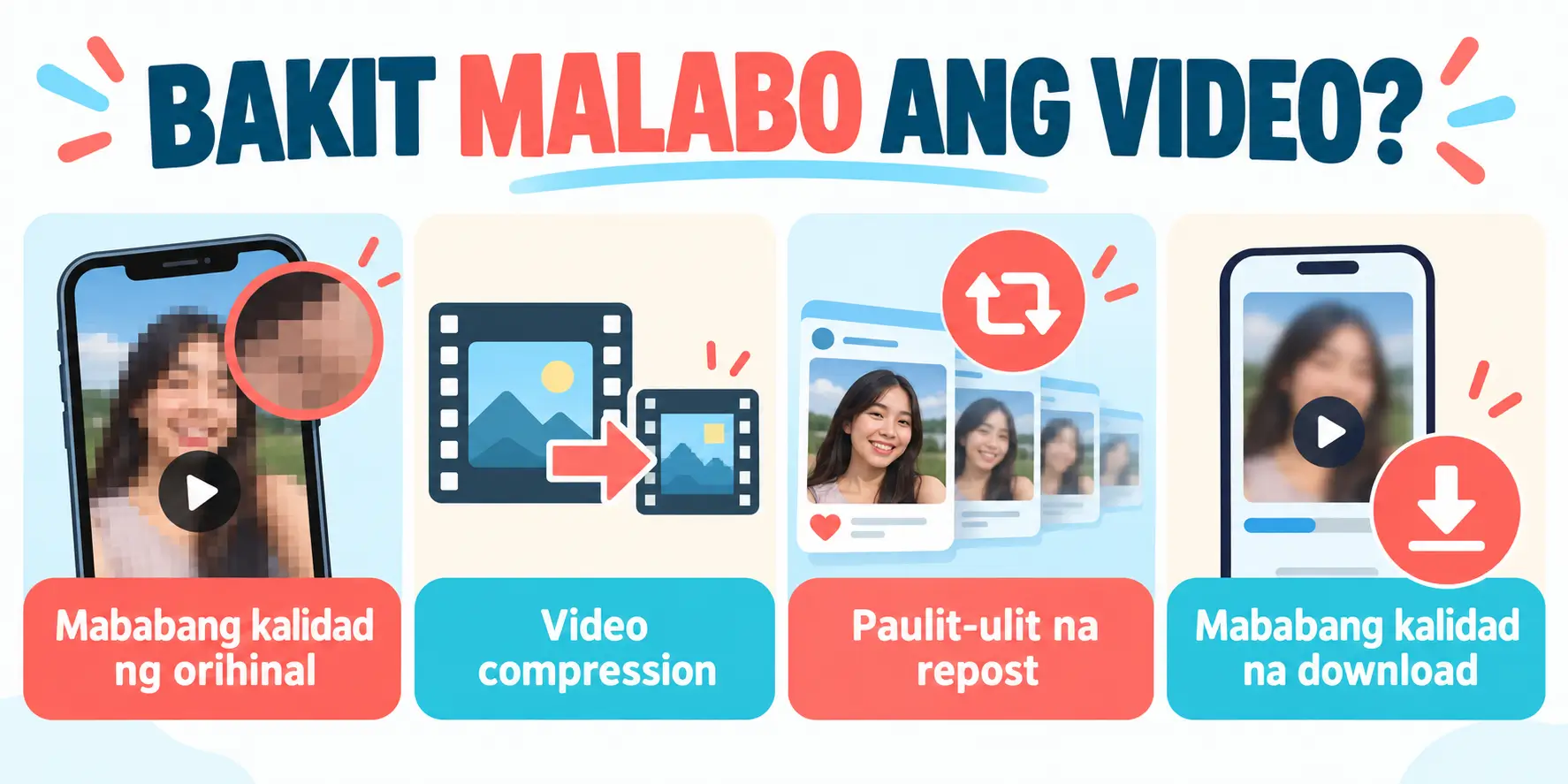 Gabay sa pag-aayos ng malabong TikTok video pagkatapos i-download