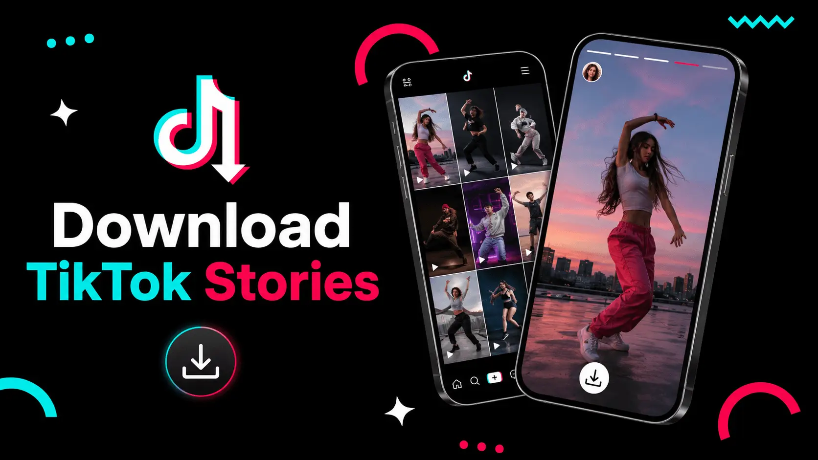TikTok stories downloader preview