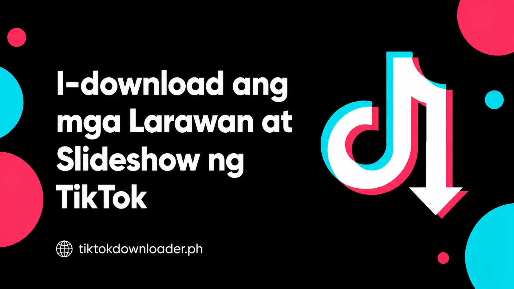 TikTok photos and slideshow downloader featured image
