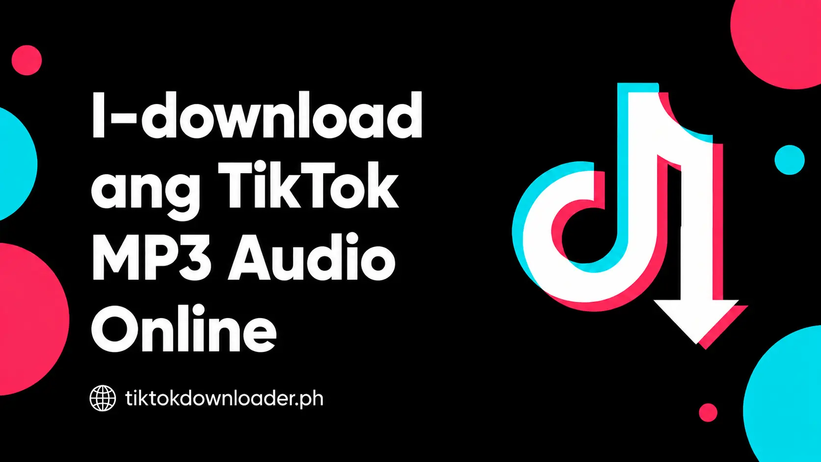 TikTok MP3 audio downloader featured image